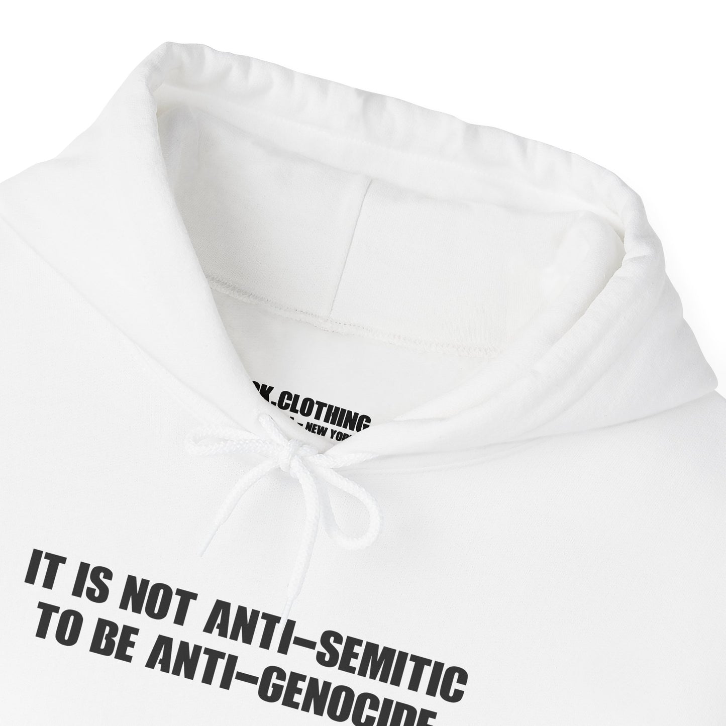 It is not Anti-Semitic to be Anti-Genocide - Heavy Blend Hoodie - Unisex